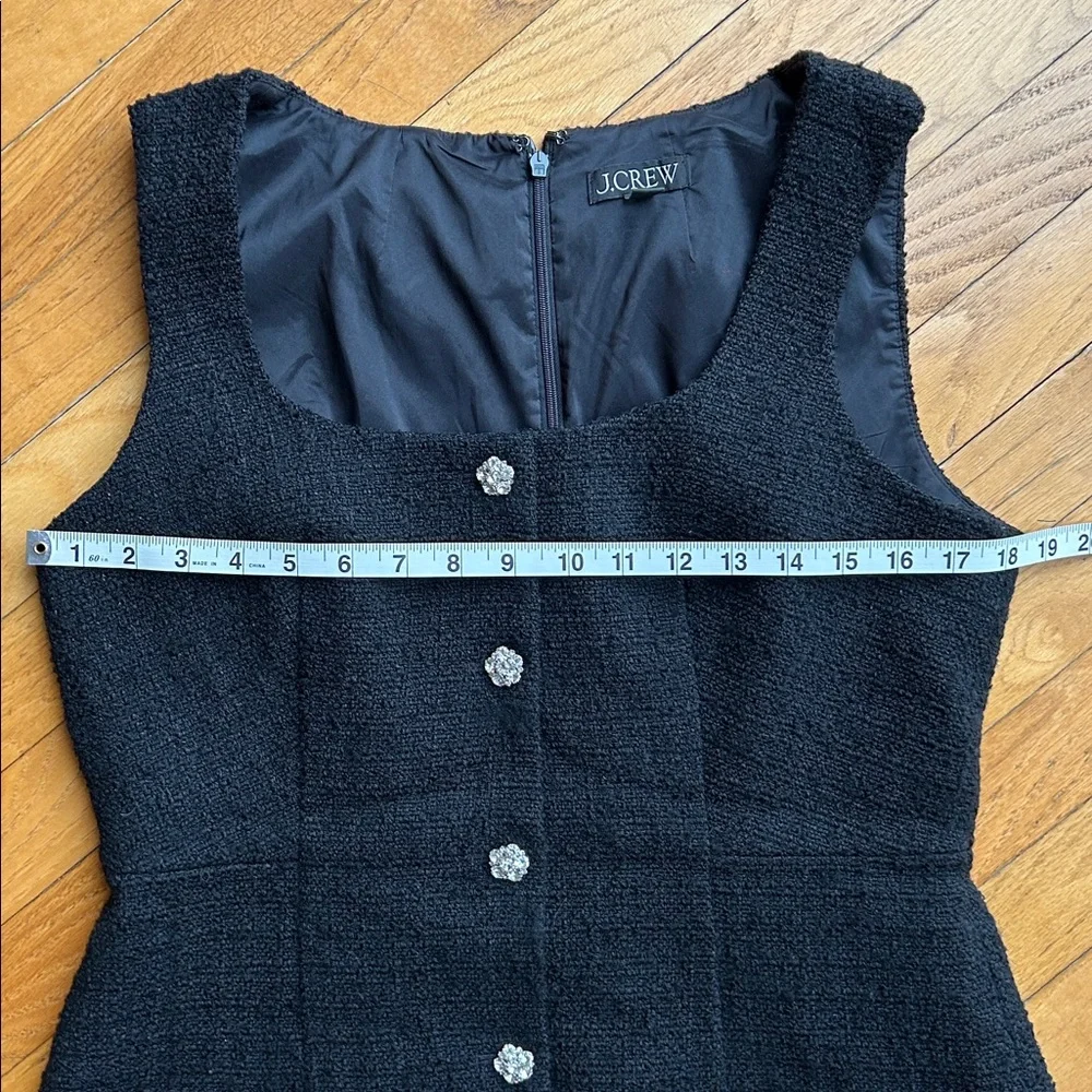 J. Crew Sophia Sleeveless Dress with Jewel Buttons